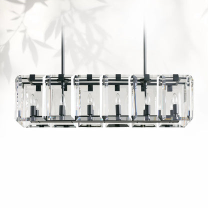 Ameya Rectangular Chandelier 12/16 Light