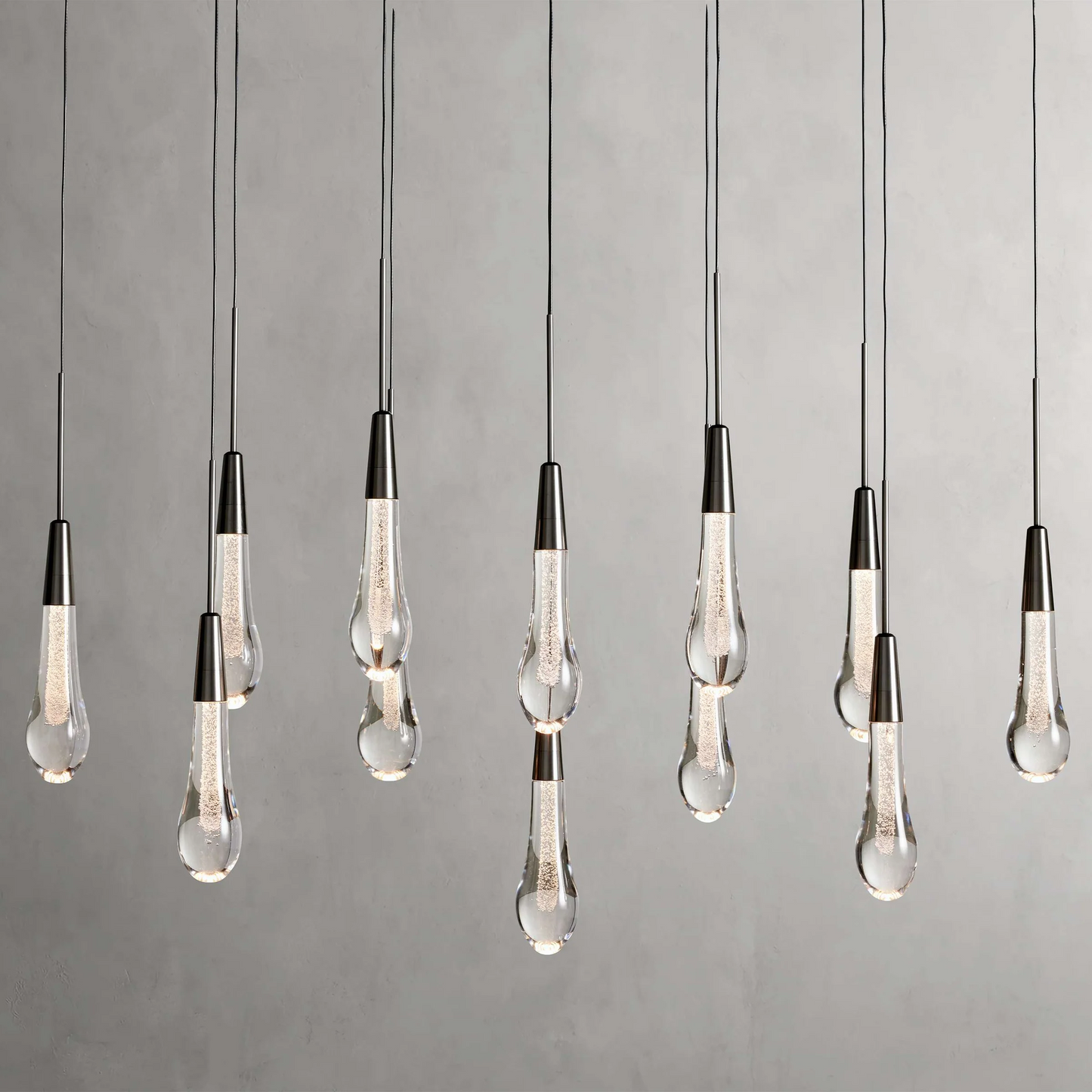 Soltaire Raindrop Linear Chandelier