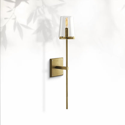 Paricia Clear Glass Linear Wall Sconce