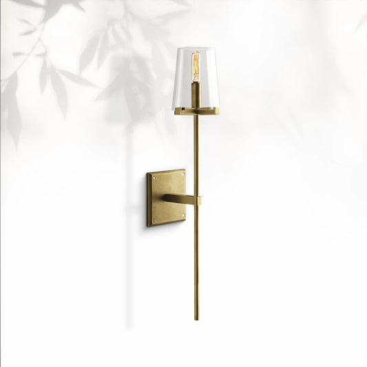 Paricia Clear Glass Linear Wall Sconce