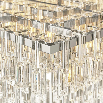 Marigan Crystal Rectangle Chandelier 60"