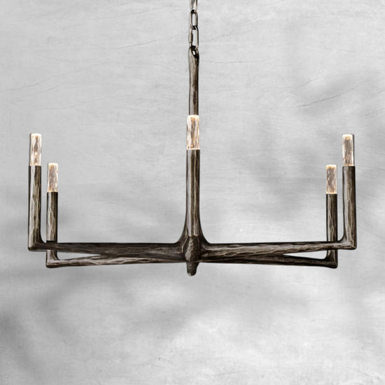 Thalen Forged Round Chandelier