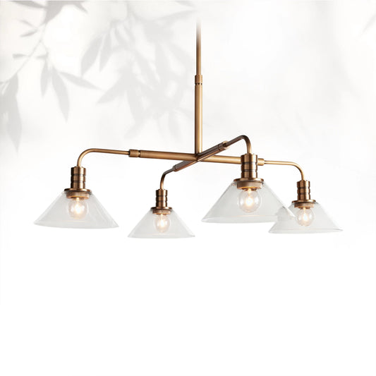 Theron Glass Round Chandelier