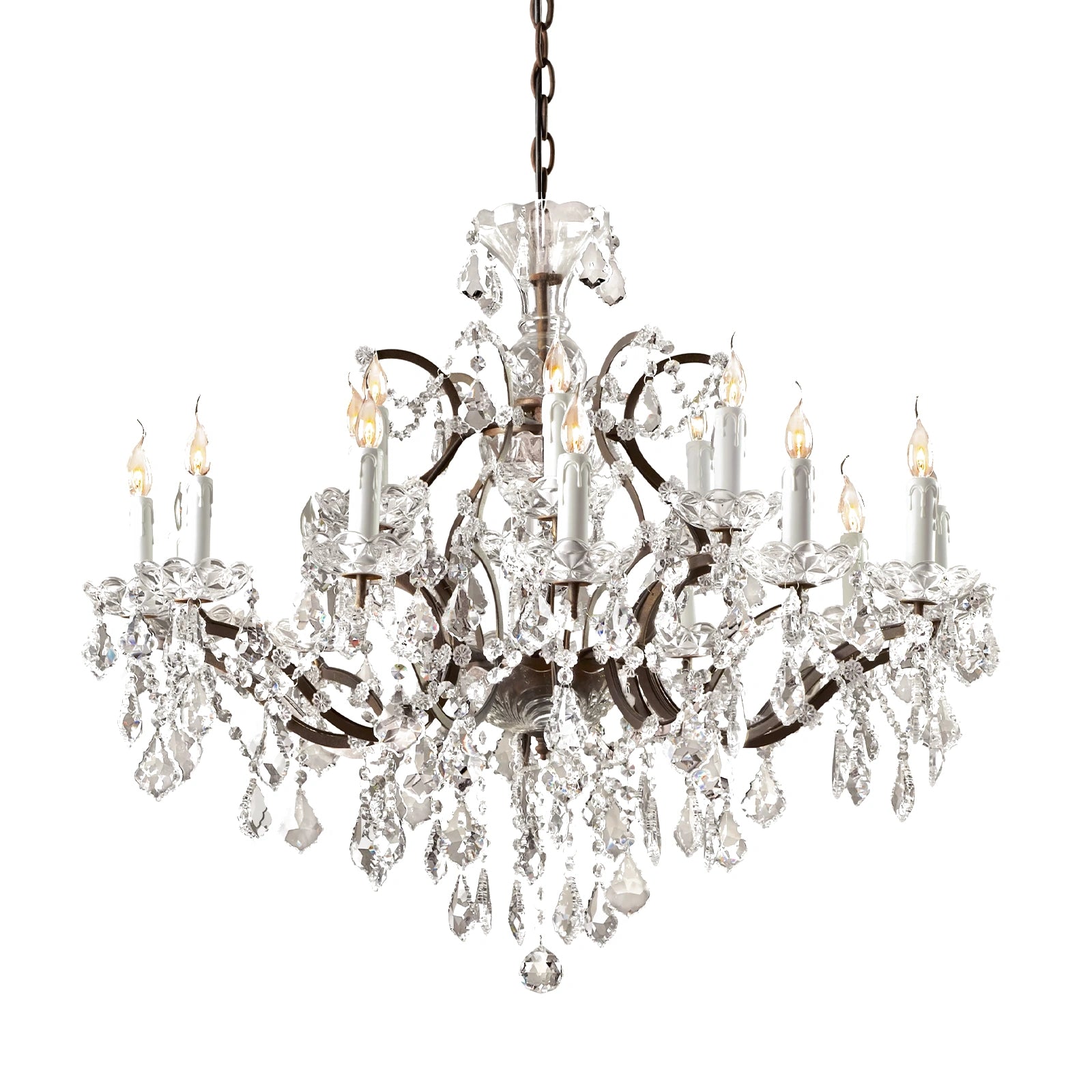 Classic Rococo Crystal Chandelier