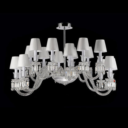 16 Lights Oval Lighting with Lampshades