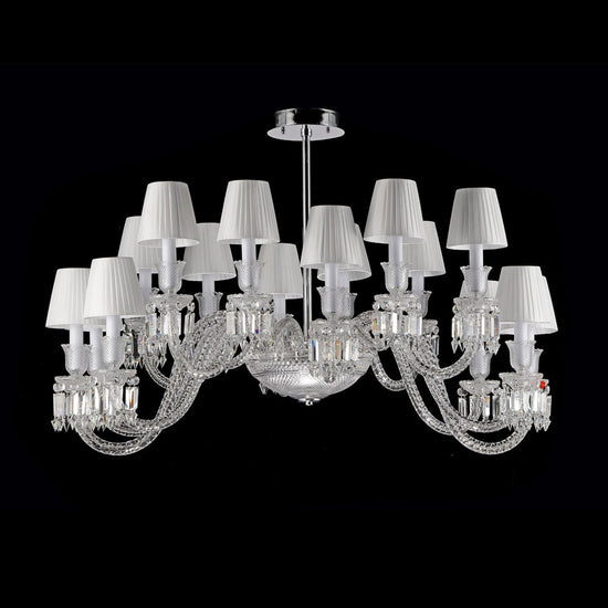 16 Lights Oval Lighting with Lampshades