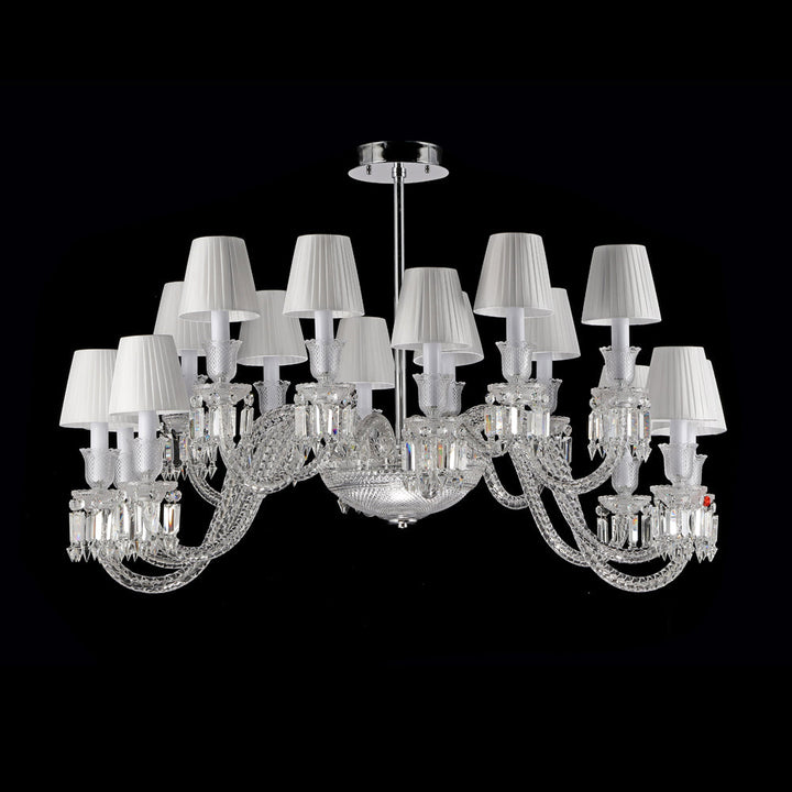 16 Lights Oval Lighting with Lampshades