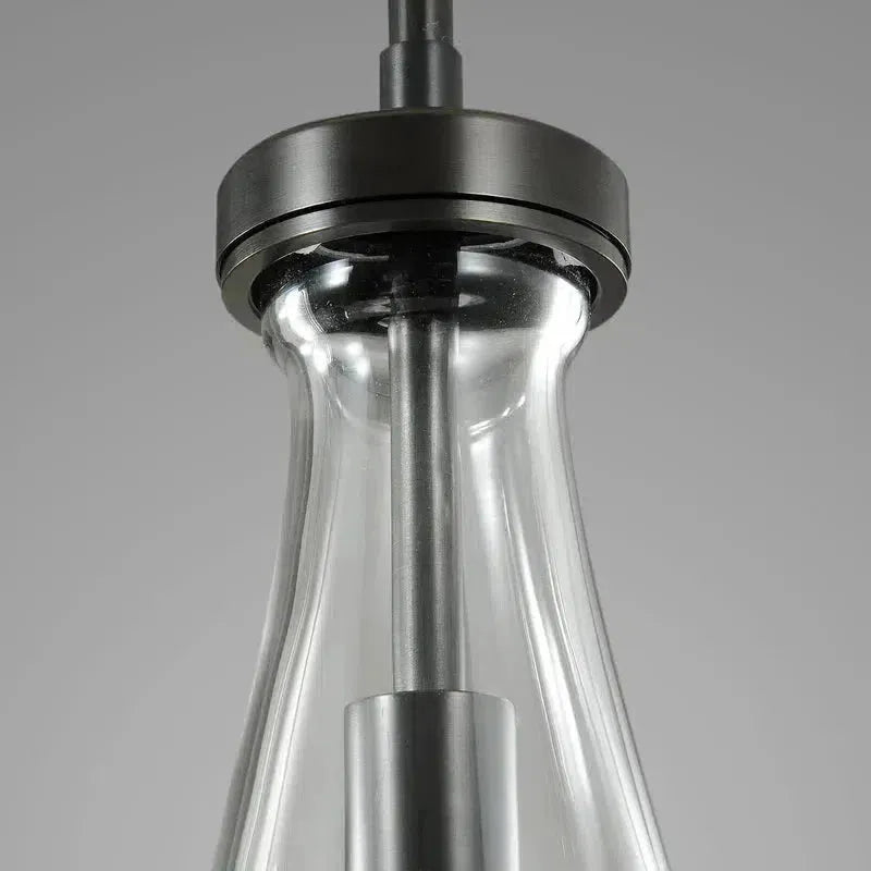 Soltaire Raindrop Linear Chandelier 5-Light 36"