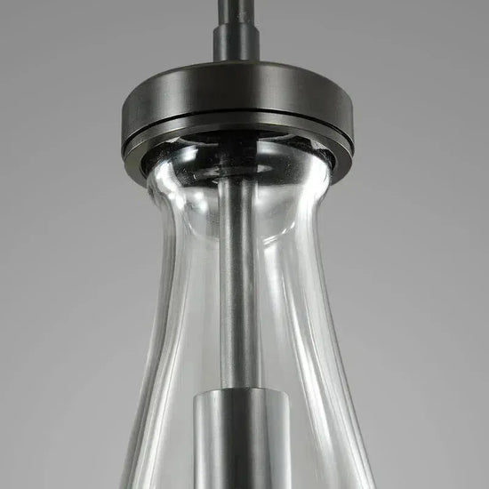 Soltaire Raindrop Linear Chandelier 5-Light 36"
