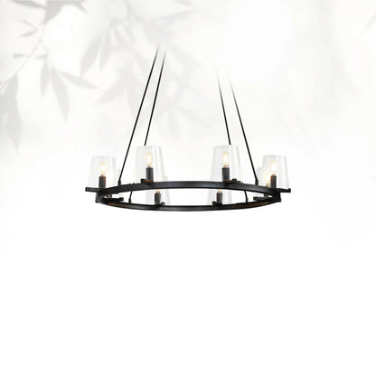 Paricia Glass Round Chandelier 36" 48" 60"