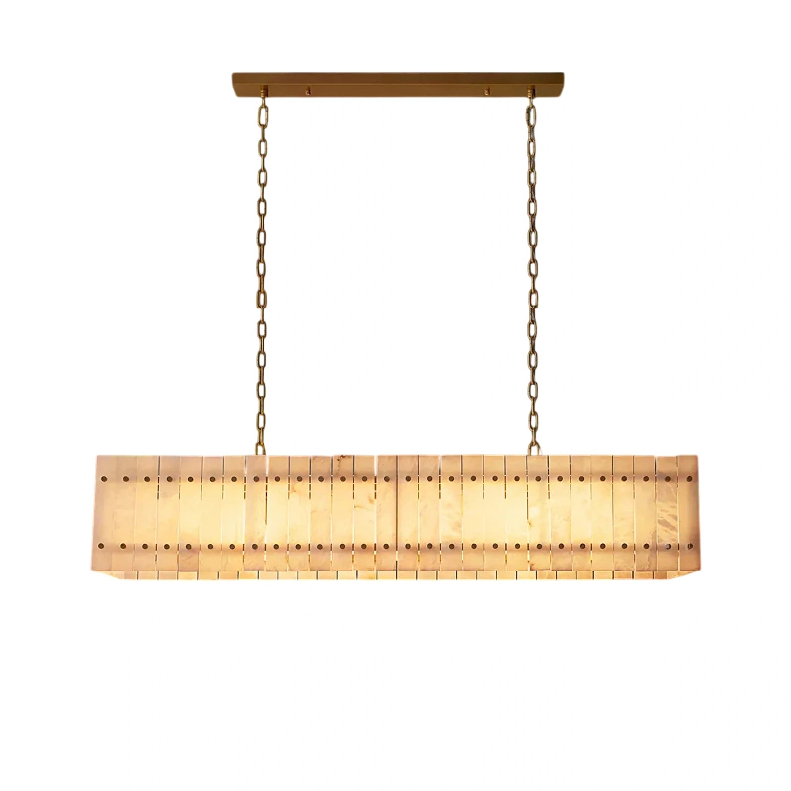 Sant Marco Alabaster Linear Chandelier