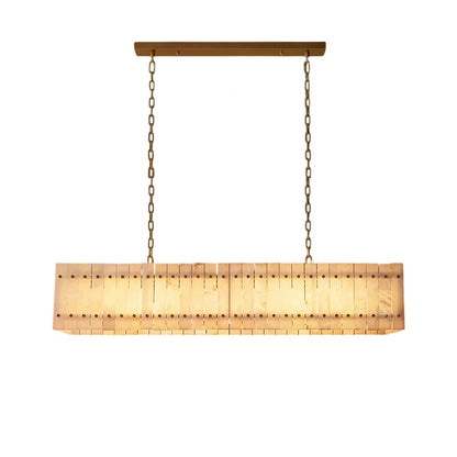 Sant Marco Alabaster Linear Chandelier