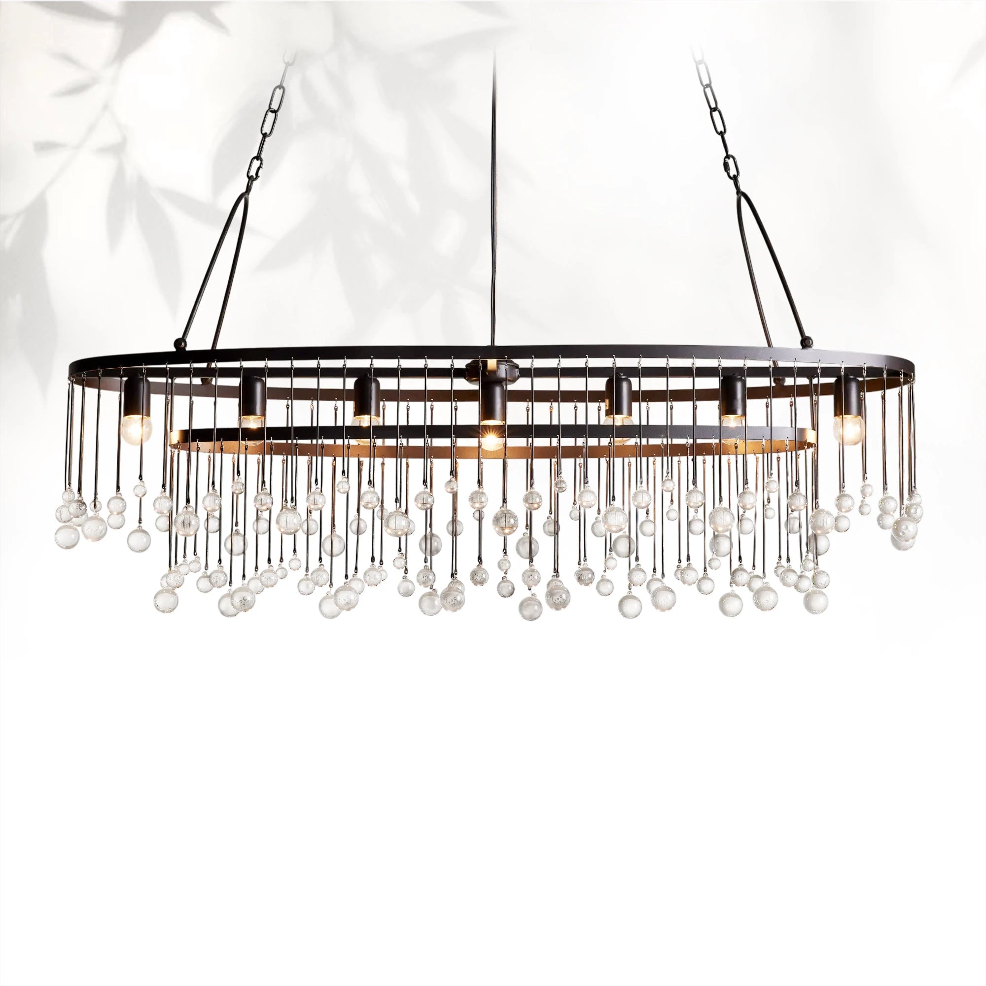 Aubray 7 Light Oval Chandelier
