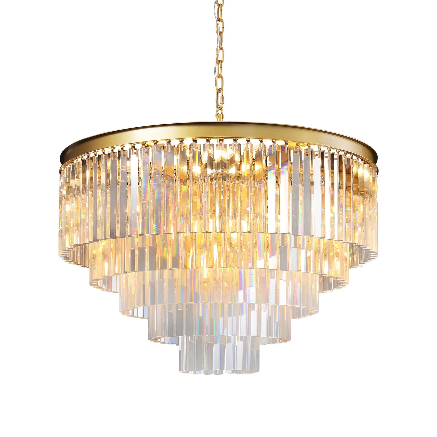 1920s Odeom Round Chandelier 20"32"44"