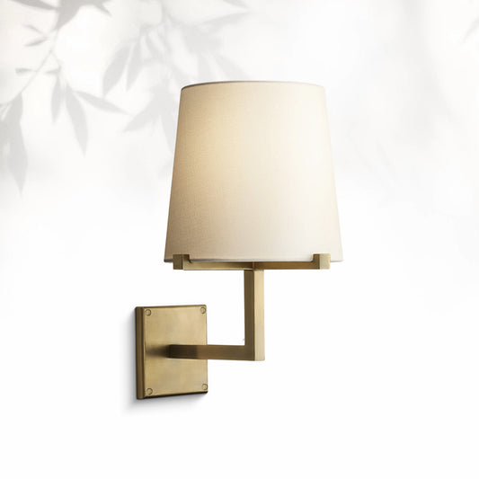 Paricia Fabric Shade Grand Sconce
