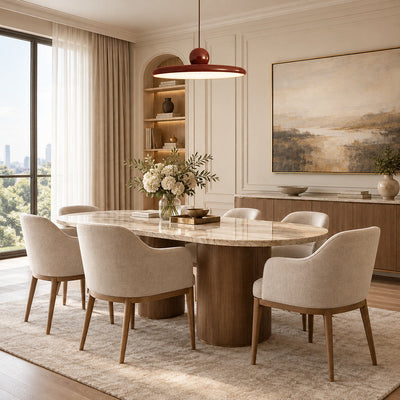 Round Disc Swag Pendant Light