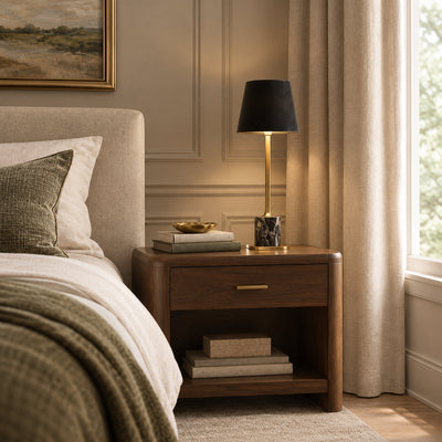 Cordless Marble-Base Rechargeable Table Lamp