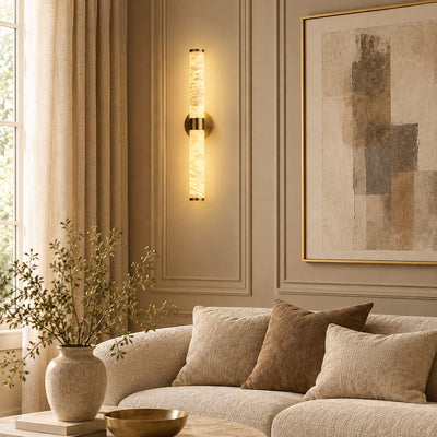 Tricolordeer Linear Alabaster LED Chandelier