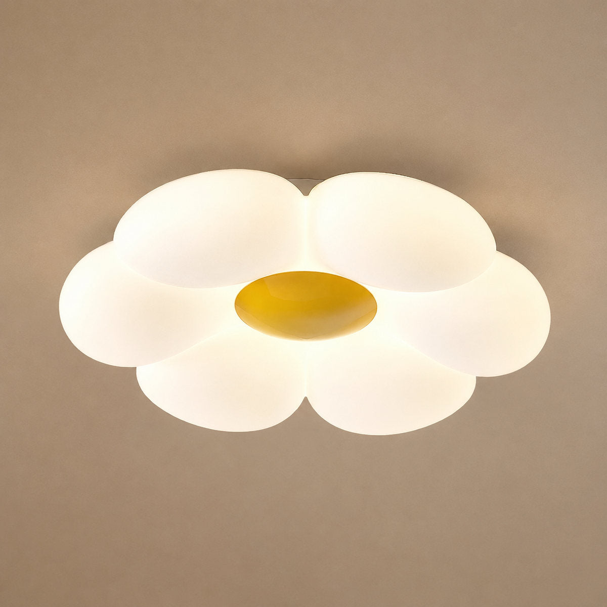 Tricolordeer Blooming Six-Petal LED Ceiling Lamp