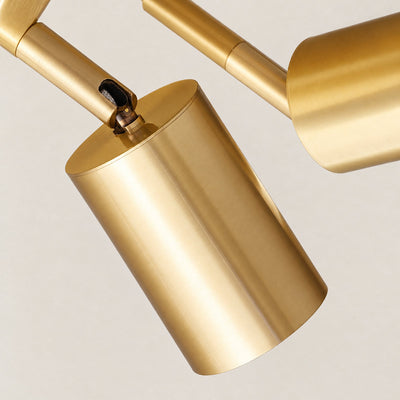Barrel-Inspired Round Ceiling Light