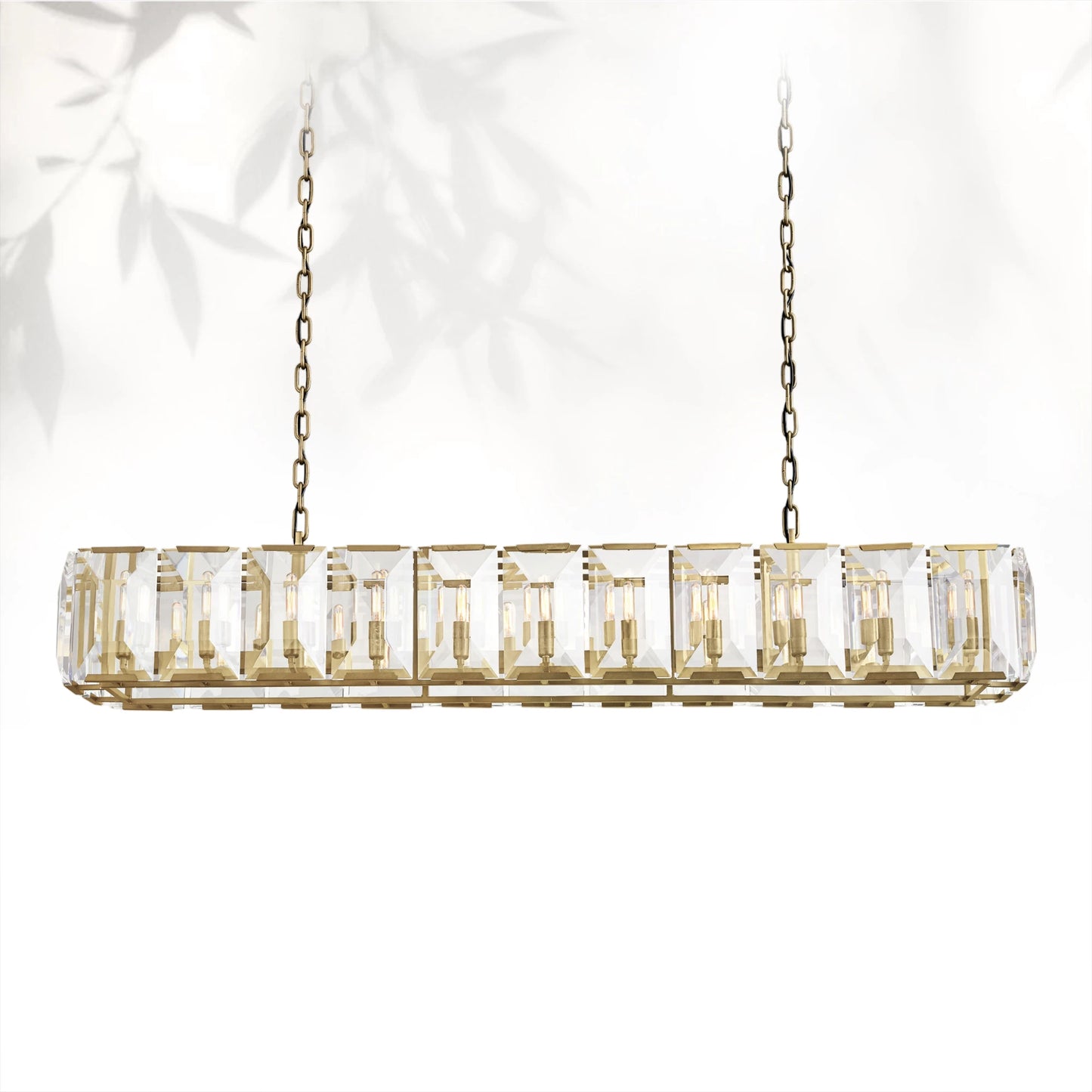 Harlows Crystal Rectangle Chandelier