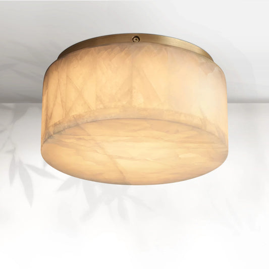 Rivaga Calcite Round Flushmount 6"10"14"