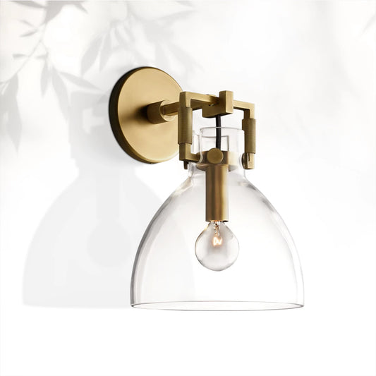 Machine Glass Wall Sconce