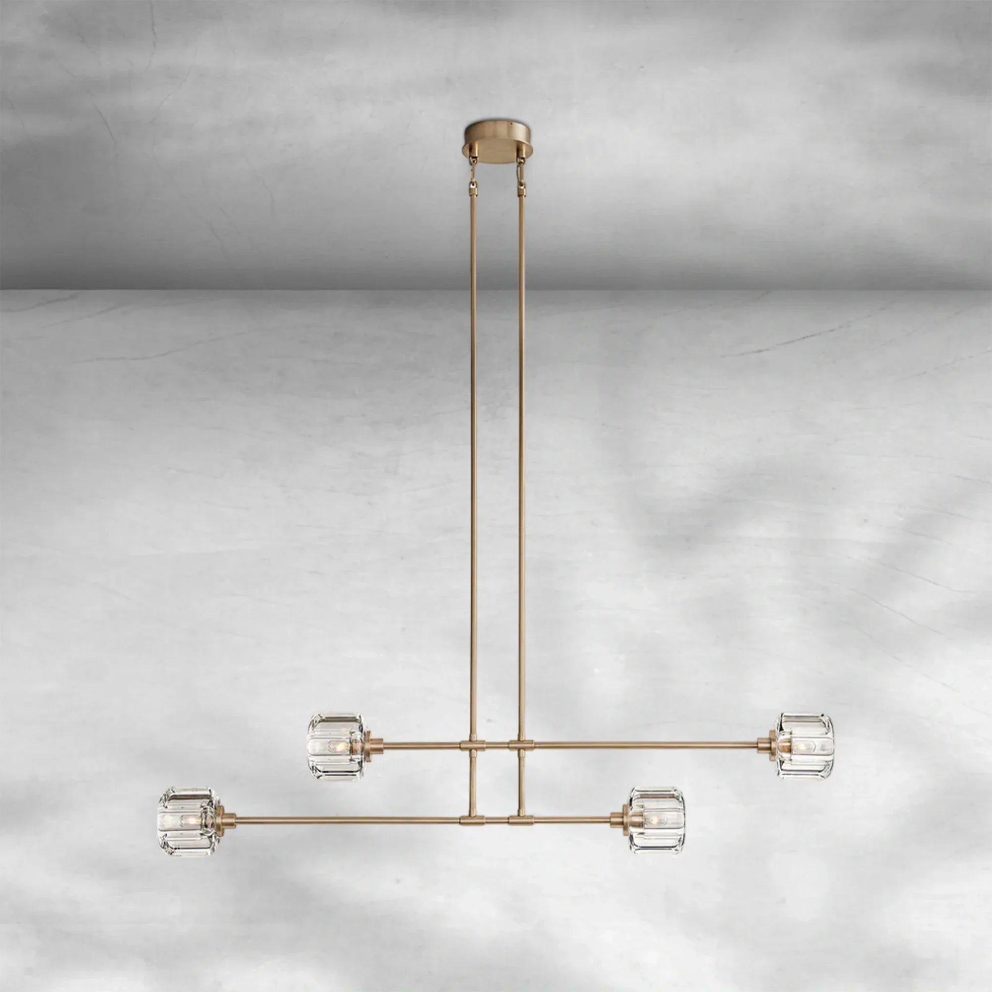 Delume Mobile Linear Chandelier 54" 72"