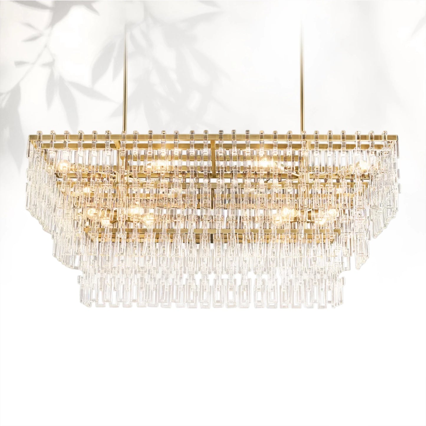 Marigan Multi-Tier Rectangular Chandelier 60" 72"