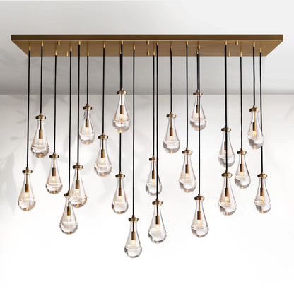 Raindrop Rectangular Chandelier