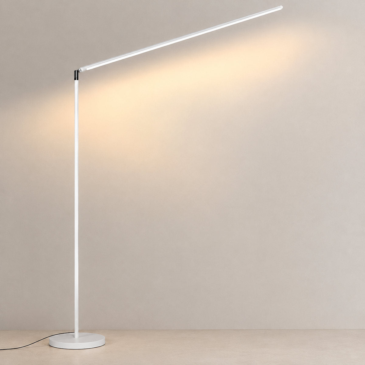 Linear Minimalist LED Reading Floor Lamp