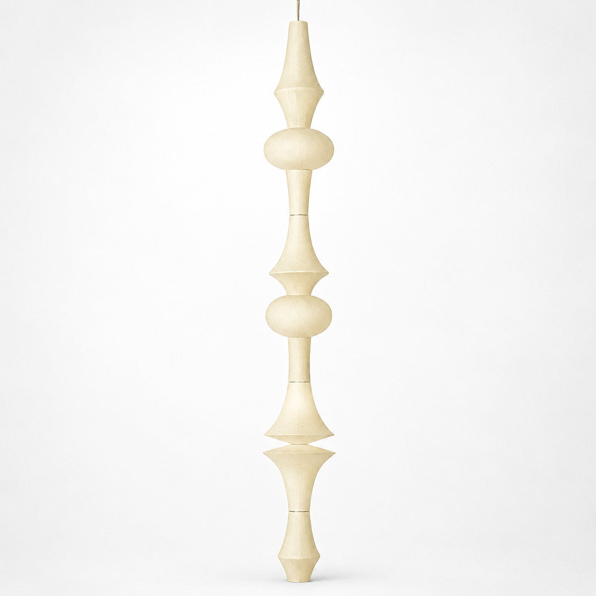 Sculptural Tiered Pendant Light 3 Bulbs