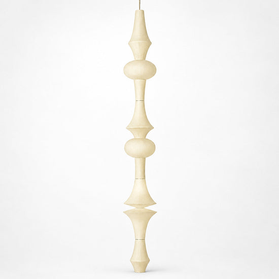 Sculptural Tiered Pendant Light 3 Bulbs
