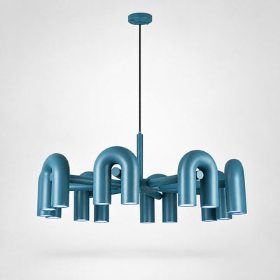 Tricolordeer Adjustable U-Module Aluminum LED Chandelier
