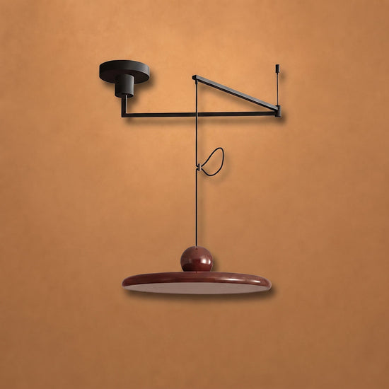 Lola Swing Pendant Light,Red & Green, Triac Warm Dimming for Dining Room & Living Room
