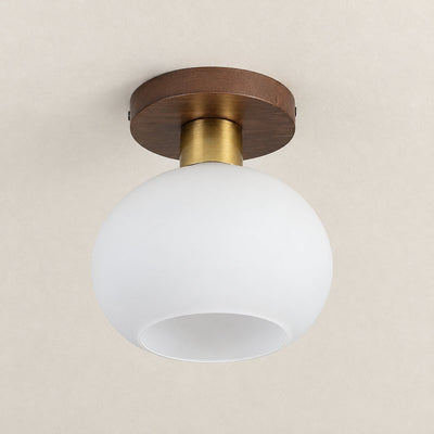 Tricolordeer Artisan Opal Glass Ceiling Lamp