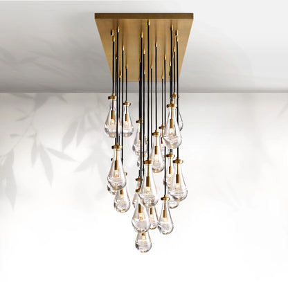 Raindrop Rectangular Chandelier