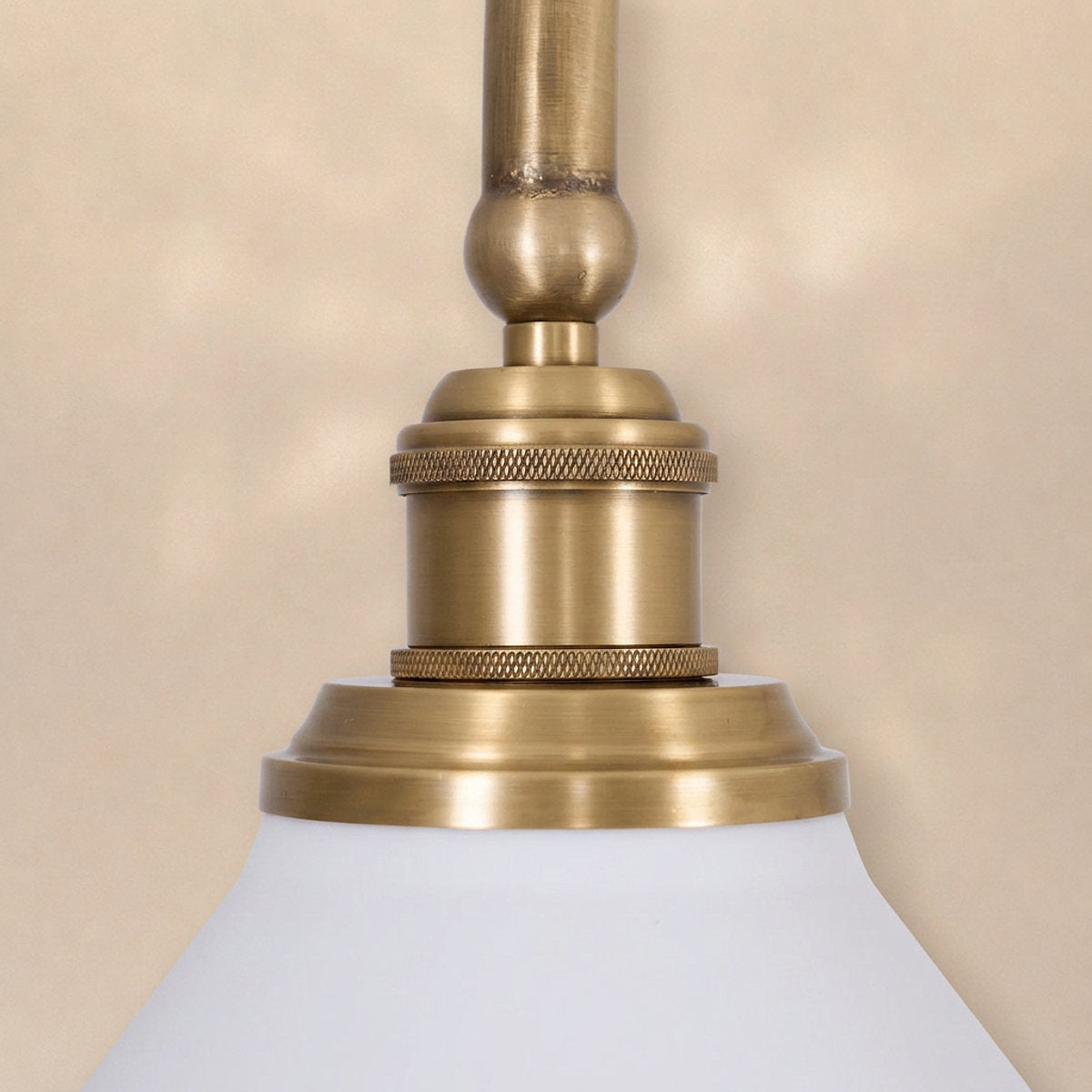 2-Light Linear Brass Pendant Lamp