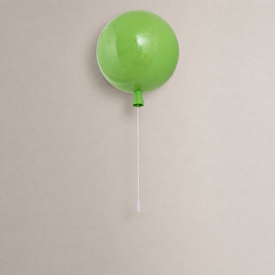 Balloon Dream Wall Lamp, 9.8-Inch, Pink for Living Room
