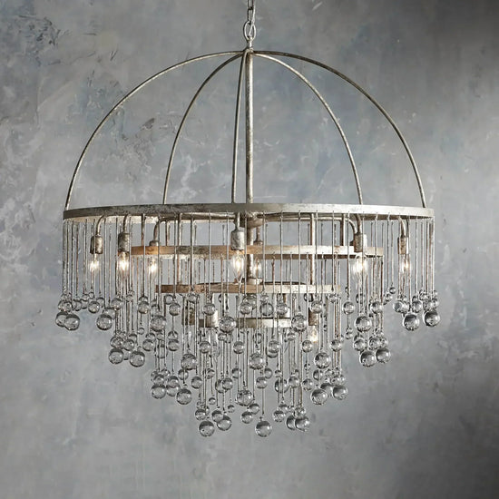 Aubrey Round Chandelier 4 Tier