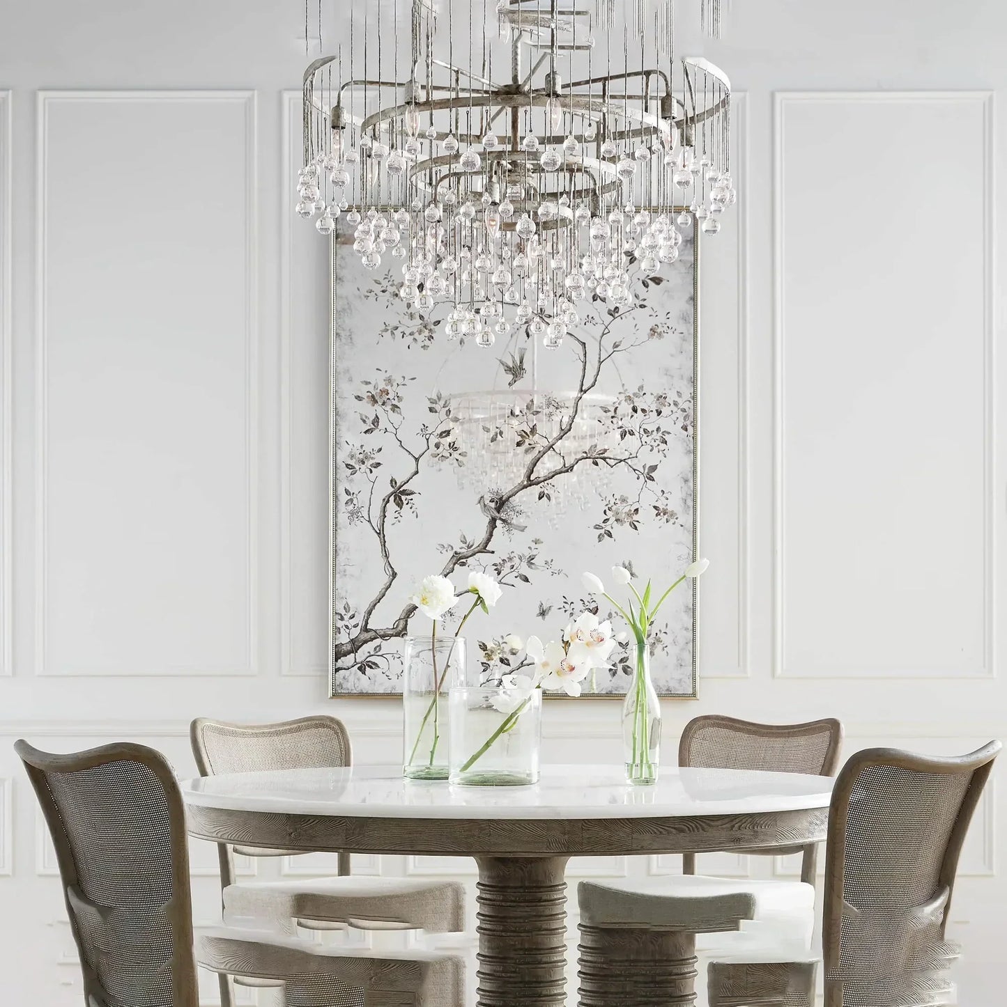 Aubrey Round Chandelier 4 Tier