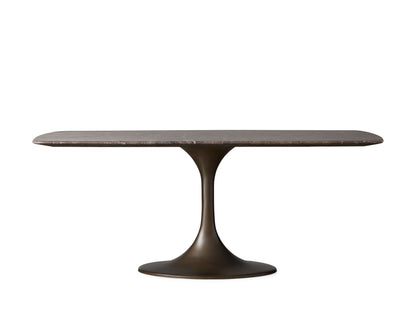 Saint Germain Stone Dining Table with Launette Base