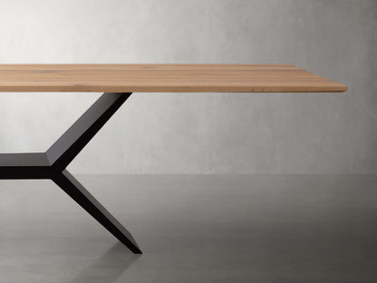 Jacob Dining Table with Vertex Base