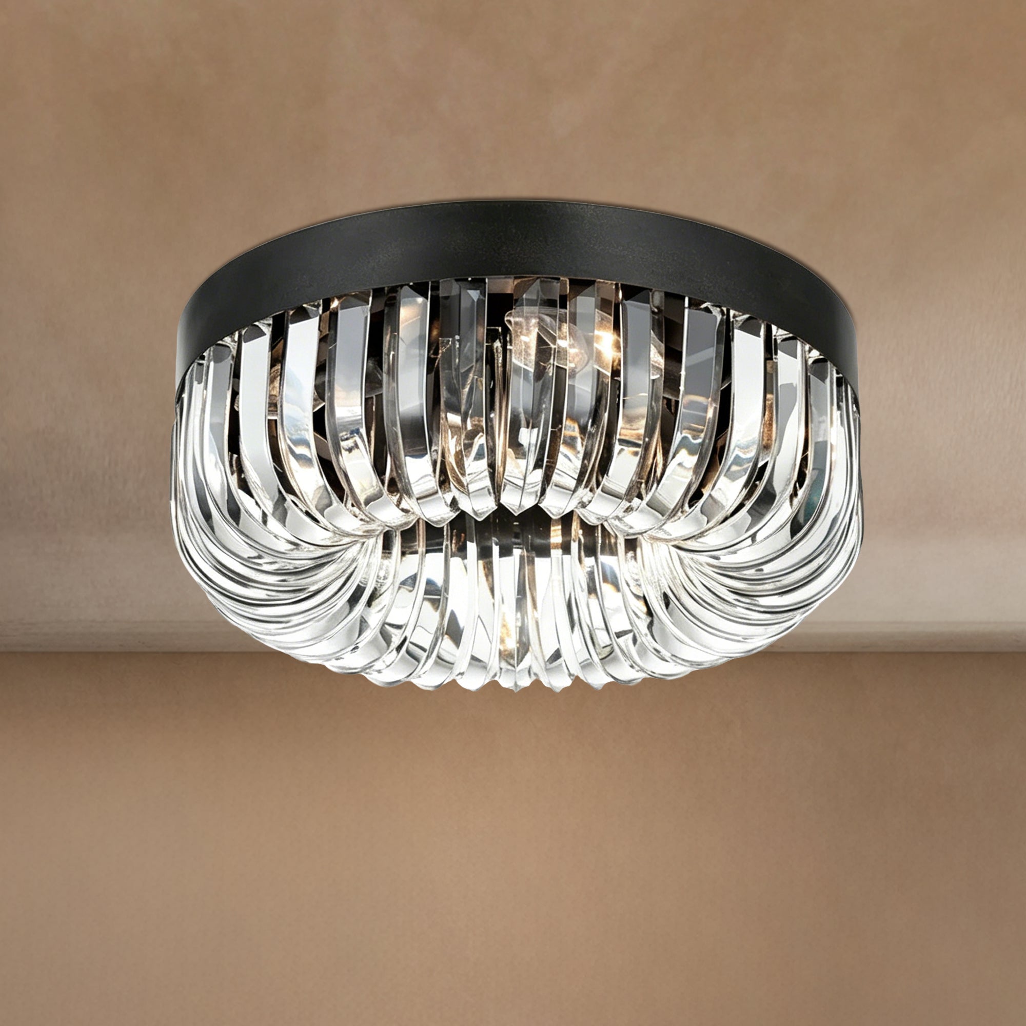 Alice 5 Light Round Flushmount 15"