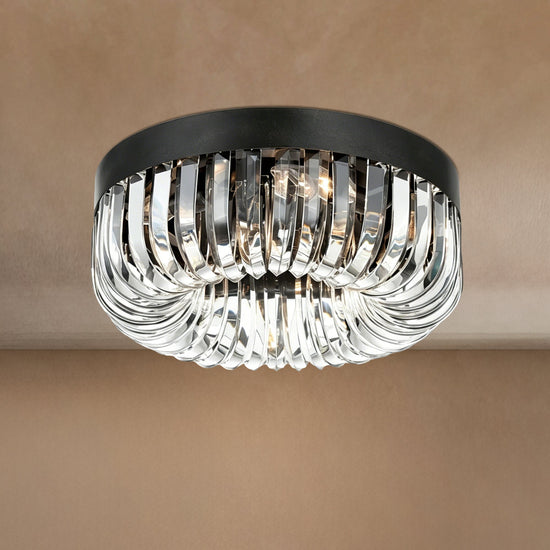 Alice 5 Light Round Flushmount 15"