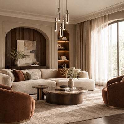 Geometric Cylinder Cluster Pendant Light