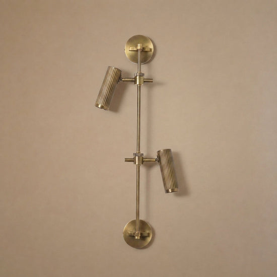 Spot Rail Wall Lamp,6.7~ 9.4-Inch x H 21.7~28-Inch, Bronze for Living Room