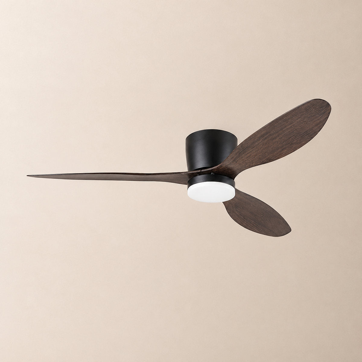 Tricolordeer Contemporary Wood Blade Ceiling Fan Light