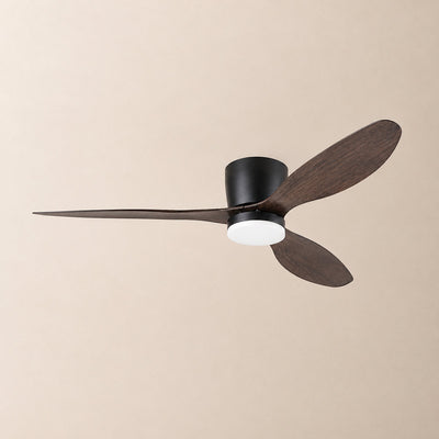 Tricolordeer Contemporary Wood Blade Ceiling Fan Light