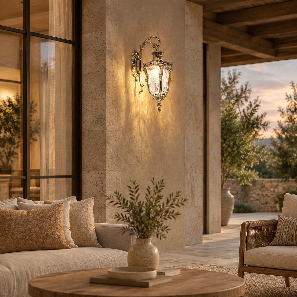 Heritage Outdoor Wall Lamp, Black for Living Room